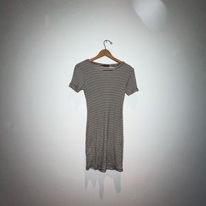 brandy melville stripe bodycon dress